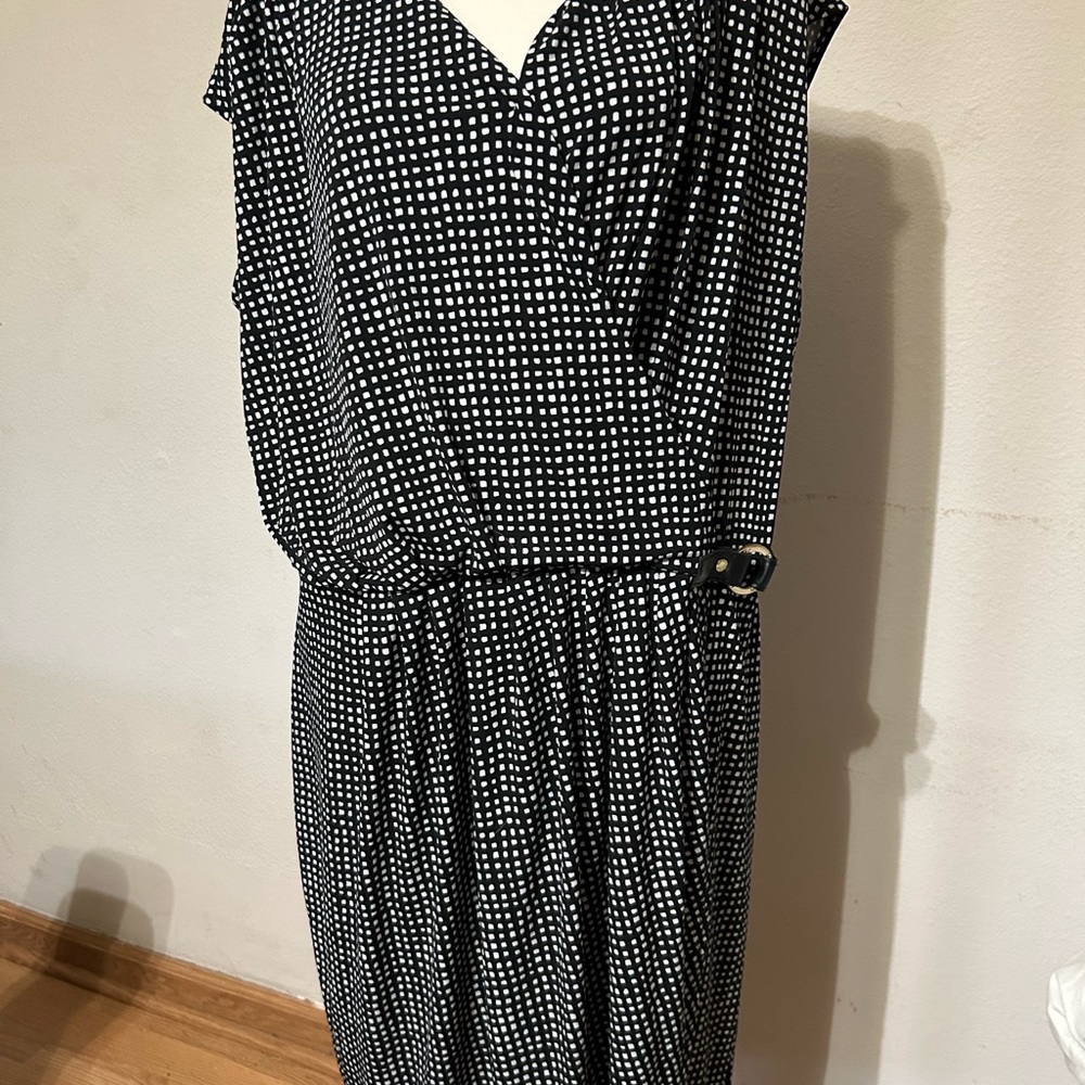 Michael Kors faux wrap dress.